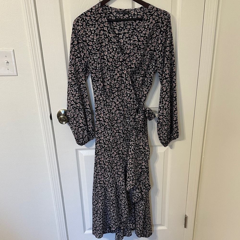 Floral Wrap Dress